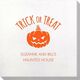 Trick or Treat Pumpkin Bamboo Luxe Napkins Image 2 of 2